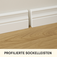 Profilierte Sockelleiste