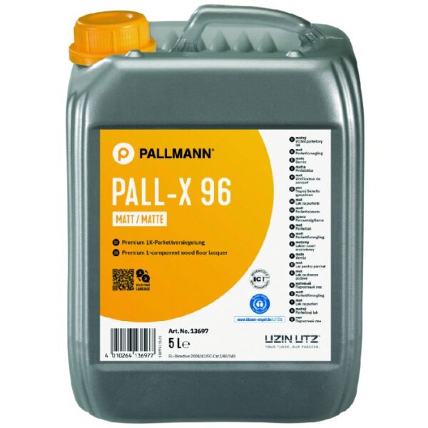 Pallmann Pall-X 96 Original matt (5 Liter) Premium 1K-Parkettversigelung 13697