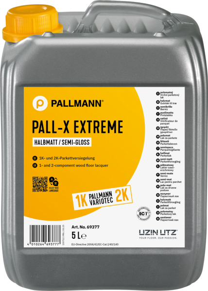 Pallmann Pall-X Extreme matt (5 Liter) 1K- und 2K-Parkettversiegelung 69379