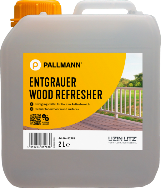Pallmann Entgrauer (2 Liter) Reinigungsmitterl für Holz im Aussenbereich 81783