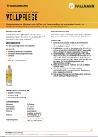 Pallmann 76843 Vollpflege matt (5 Liter) Pflege,...
