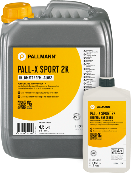 Pallmann Pall-X Sport 2K halbmatt (4,95 Liter) 2K-Parkettversiegelung für Sportböden 10103