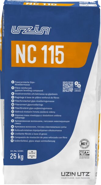 UZIN NC 115 Faserarmierte Gips-Nivelliermasse 25 KG