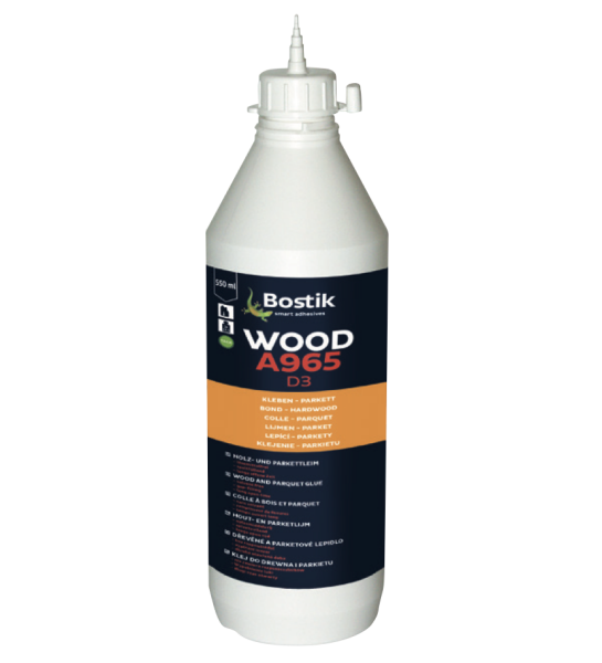 Bostik Wood A965 Holzleim Parkettleim 550 g D3 Weißleim