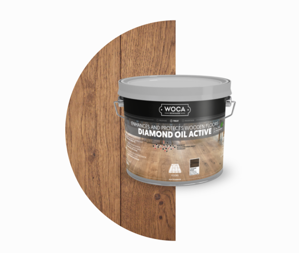 Woca Diamant Öl Aktiv, Schokobraun 2,5 Liter