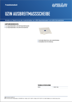 UZIN Ausbreitmaßscheibe