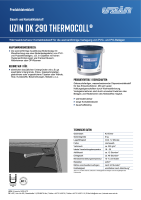 UZIN DK 290 Thermocoll Einseit- und Kontaktklebstoff 5kg