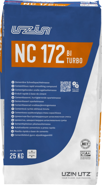 UZIN NC 172 BiTurbo Zementäre Schnellspachtelmasse 25 KG