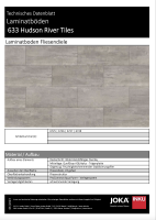 Laminat HUDSON RIVER 633 Tiles, 6726-Slate carbon V4 FS...