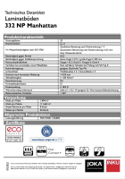 Laminat MANHATTAN 332 NormalPlank -3816-Oak palewhite...