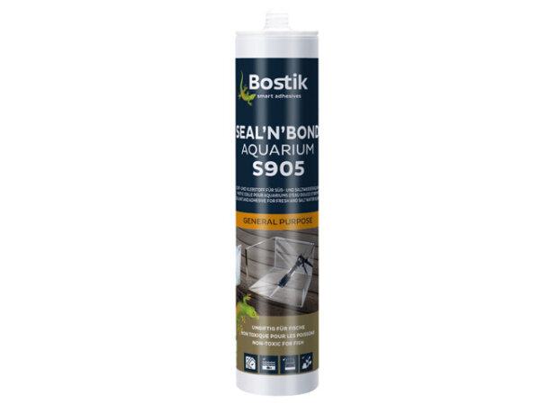 Bostik S905 Seal ´N´ Bond Aquarium (300ml) Schwarz