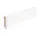 Sockelleiste Kiefer Cube weiß lackiert (9010) 2,4 Meter 16x40mm #630