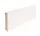 Sockelleiste Kiefer Cube weiß lackiert (9010) 2,4 Meter 16x96mm #640