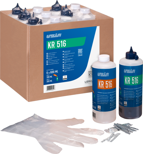 UZIN KR 516 (2 x 300ml) 2-K-Silikatharz 2 Komponenten Gießharz Klebharz Rissesanierung